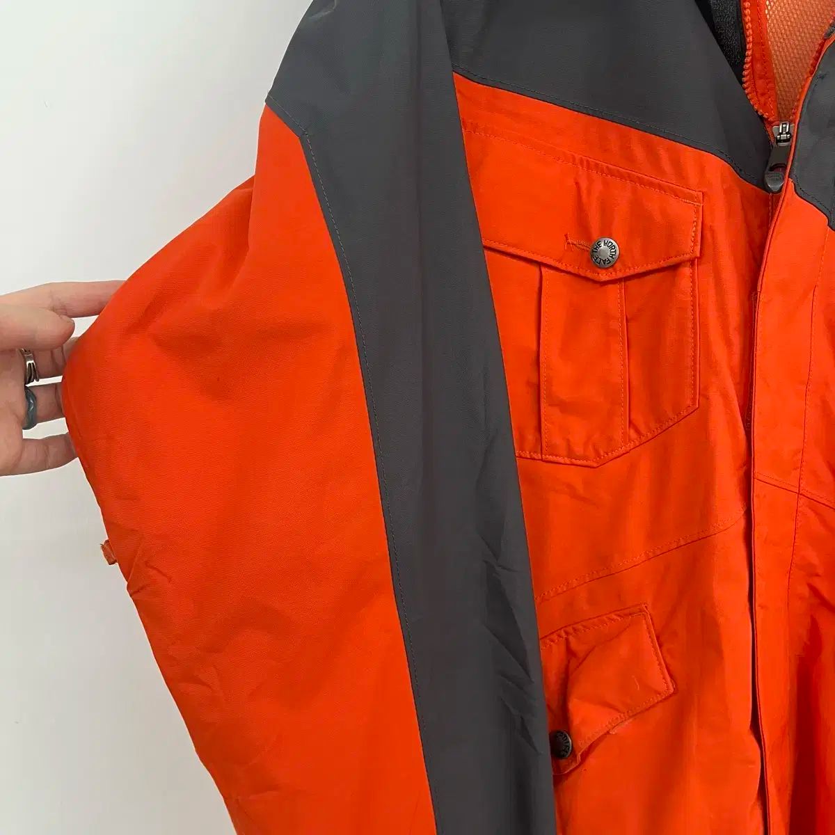 THE NORTH FACE ザ ノース フェイス オレンジ ブラック ウィンドブレーカー ジャケット WWW_NOITHATQUANGTHANH_NET