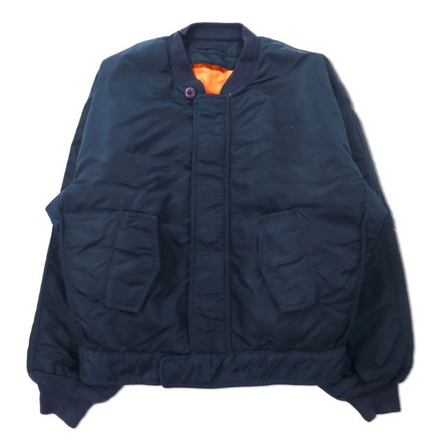 Ron Herman x Schott MAー1 ジャケット NAVY L ロンハーマン× Schott MA-1フライトジャケット ネイビーMサイズ