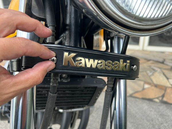 CBX550F 三又　ステム　ステー エンブレムカバー フロントフォーク adjuster1225_pc-004-1
