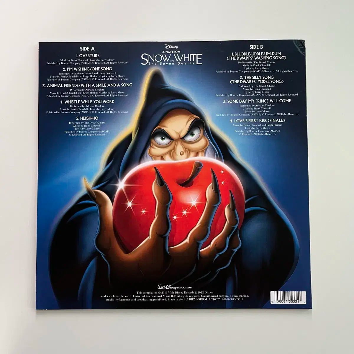 Disney ディズニー 75 周年 白雪姫 版 盤 期間 COLOR LP