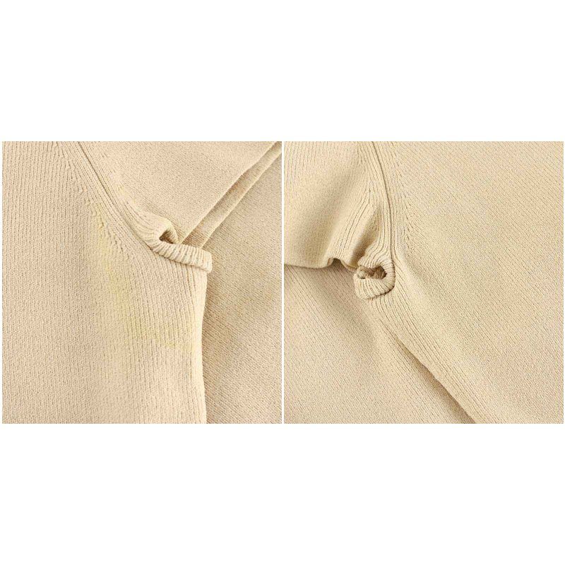 トゥービーシック TO BE CHIC ニット カットソー 半袖 Uネック