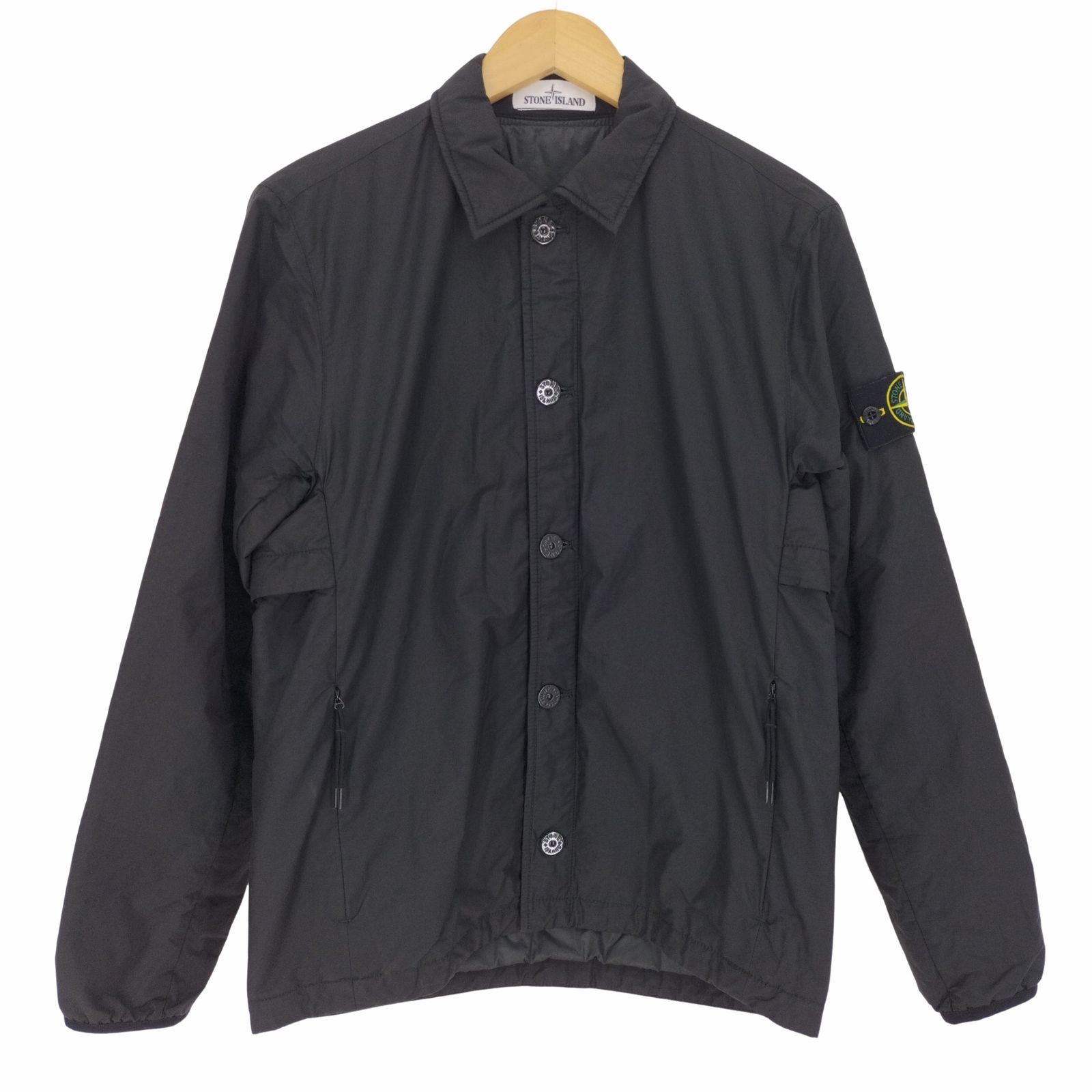 ストーンアイランド STONE ISLAND 21AW PRIMALOFT BUTTON OVERSHIRT プリマロフト ボタン オーバーシャツ  ナイロン コーチ ジャケット メンズ import：S - メルカリ