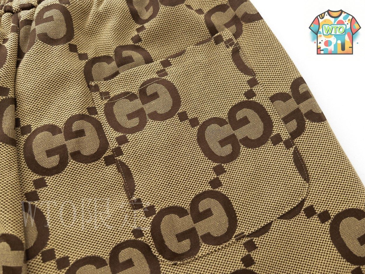 今日特価】Gucci 2024 専売店同? ダブル G ジャガードショーツ