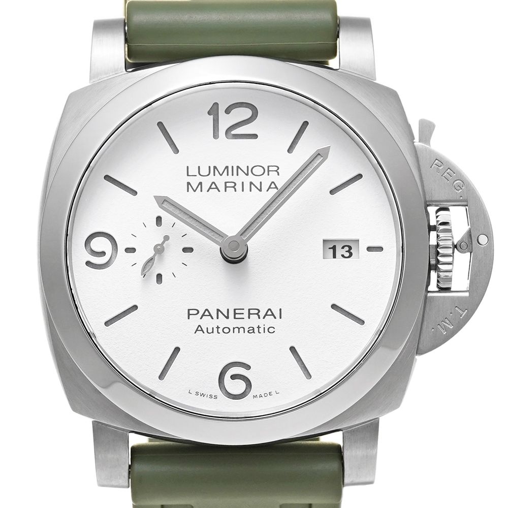 OFFICINE PANERAI ルミノール マリーナ Ref.PAM01314 ホワイト 中古品 メンズ 腕時計