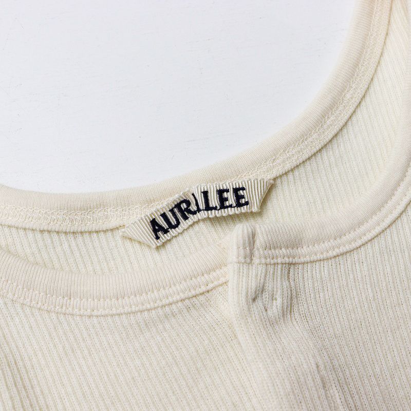 2024SS オーラリー AURALEE ORGANIC SOFT RIB TANK オーガニック