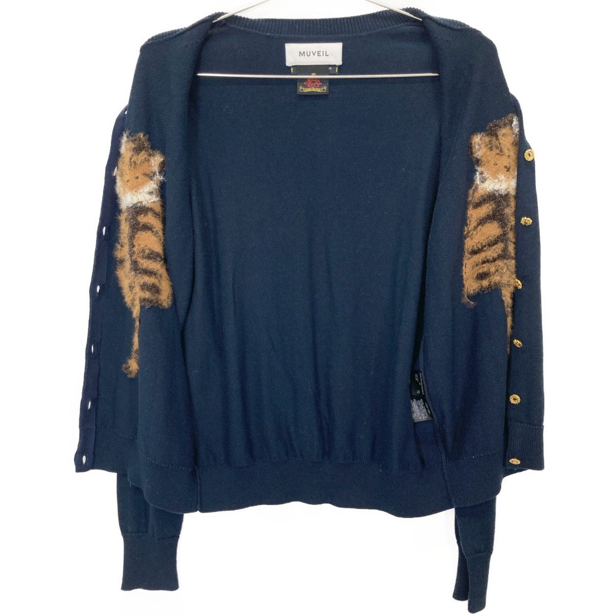 MUVEIL ミュベール MA202KCD003 ﾈｲﾋﾞｰ ﾀｲｶﾞｰ ｶｰﾃﾞｨｶﾞﾝ 36 - メルカリ 