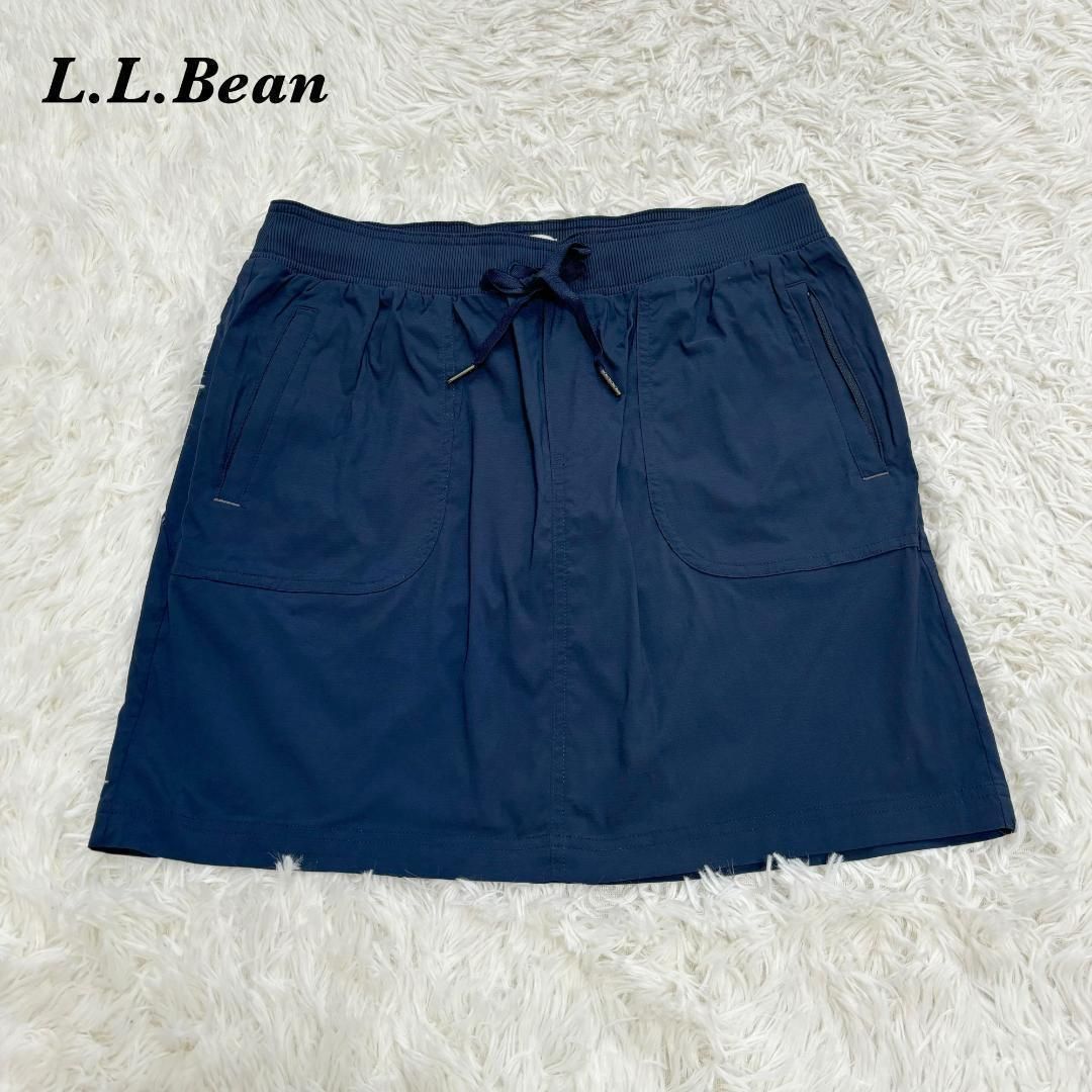 L.L.Bean M ビスタキャンプスコート インナーパンツ付スカート