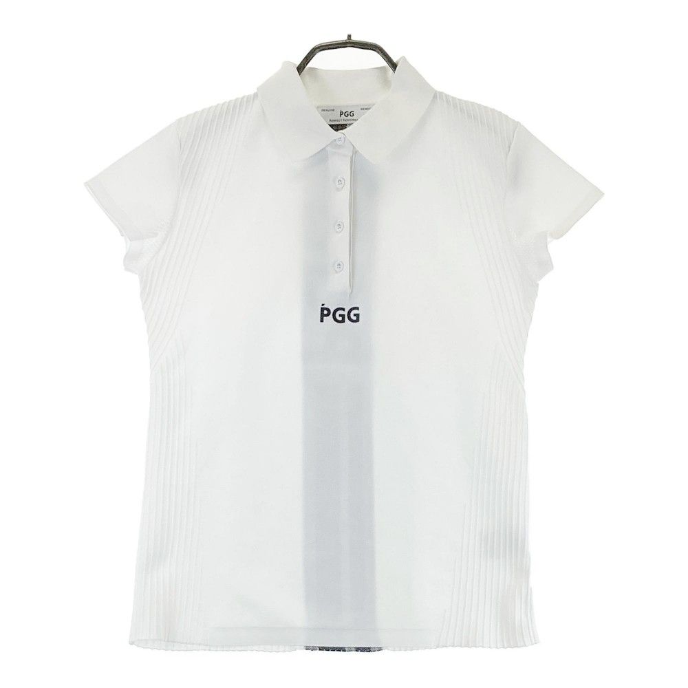 サイズ：0 PGG PEARLY GATES パーリーゲイツ バックロゴ 半袖