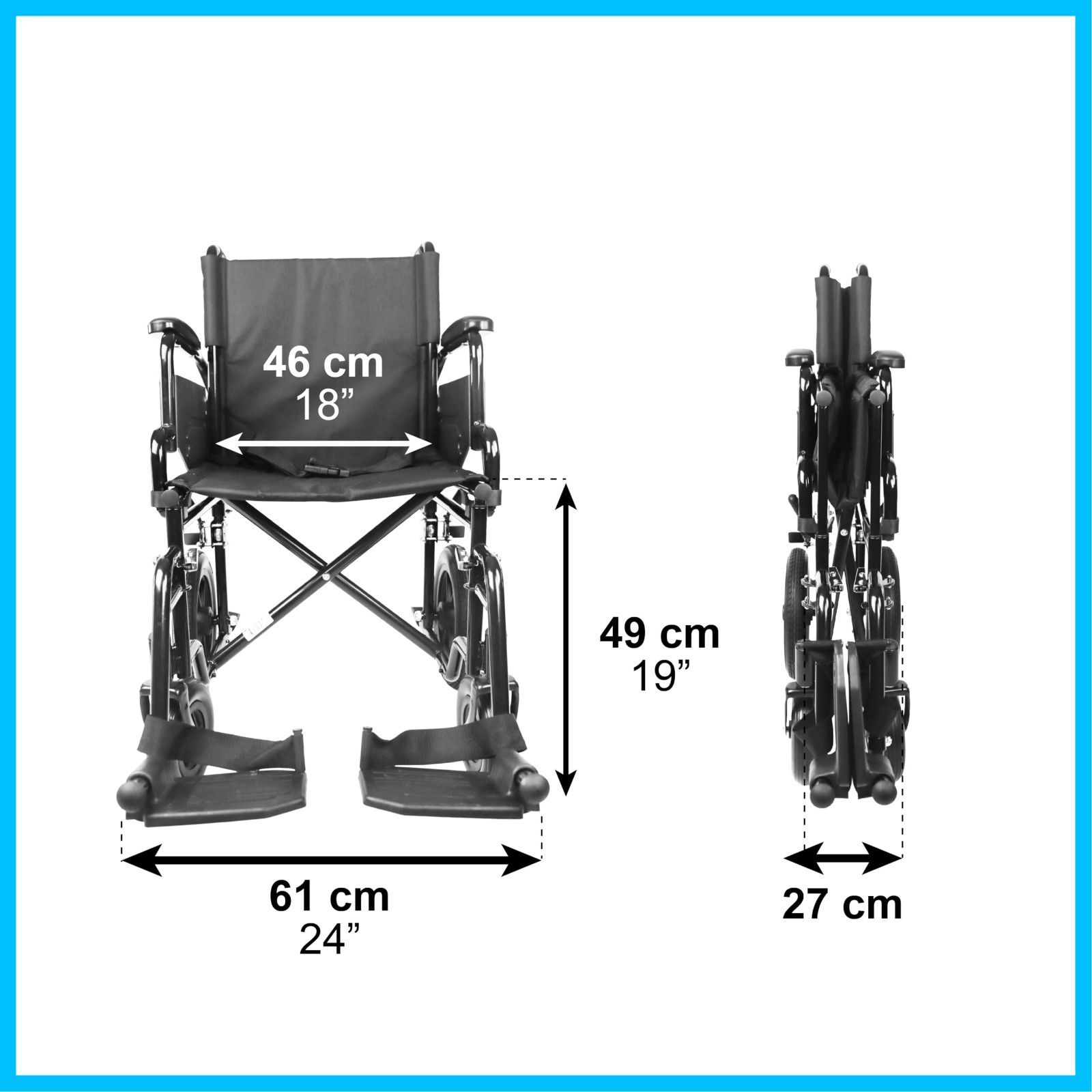 PEPE - 介助用車いす 車椅子 製 折り介助式 たみ 軽量 旅行用 外出用