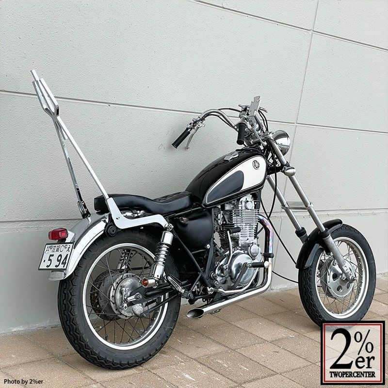 SR400/500 シッシーバー(シーシーバー) 用プレート プレーン - メルカリ