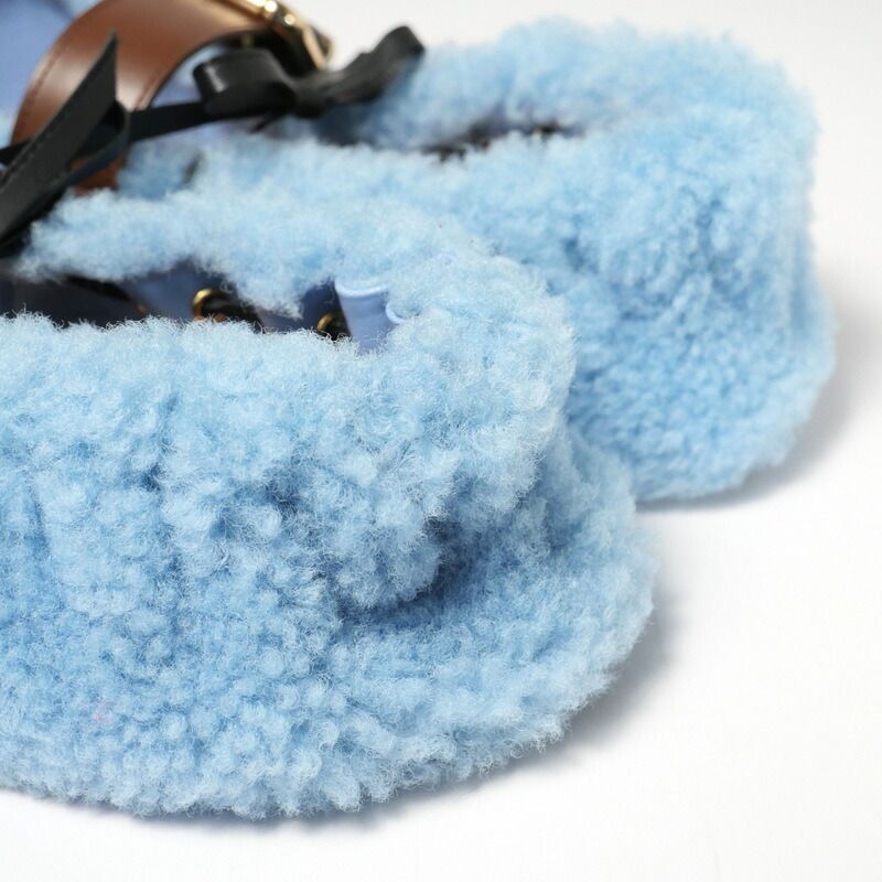 □美品□MARNI マルニ ボア パンプス バレエシューズ 靴 サイズ38 