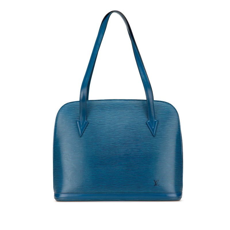 ルイ ヴィトン エピ リュサック ショルダーバッグ トートバッグ M52285 トレドブルー レザー レディース LOUIS VUITTON 1-0204751