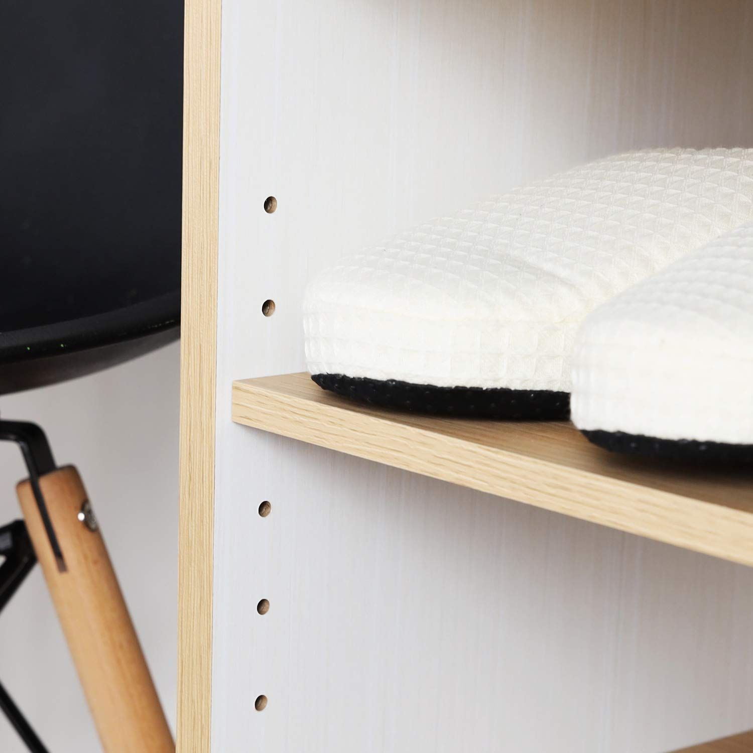 口コミで人気急上昇！【数量限定】ラック 幅47.3 スリッパ 高さ90.9 奥行29.5cm 白井産業 STN-9047NW スタンス 片手で脱ぎ履き