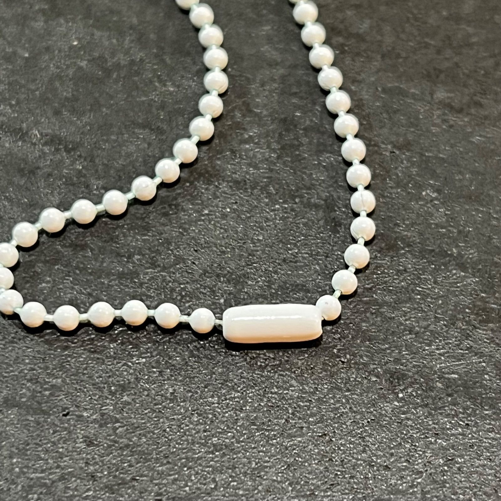 CHROME HEARTS CHクロス ラバーネックレス クロムハーツ ホワイト 87918A2