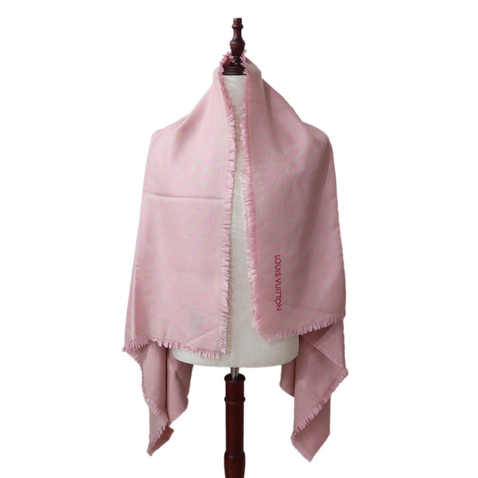 LOUIS VUITTON LV ルイヴィトン ストール R97644 ピンク VIP顧客 服飾小物 箱有 H20967