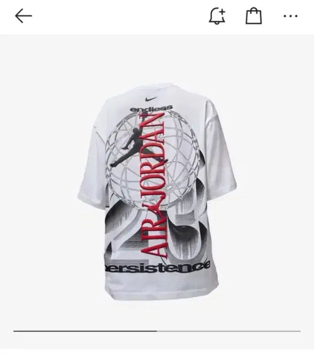 ジョーダン SEOUL ソウル Tシャツ ホワイト スタジャン レッド IB9106 ー 100
