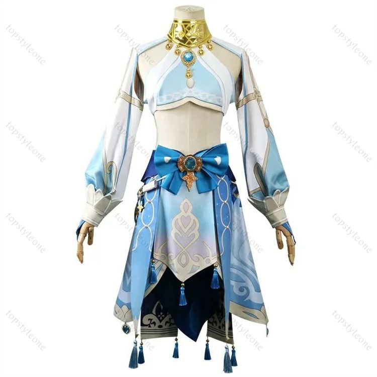 ウイッグ付き 原神 ニィロウ Nilou コスプレ衣装 原神 げんしん ヒロイン ハロウィン クリスマス 制服 大人 子供 男子 女子 イベント 人