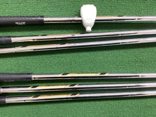 良品】ピン G425 黒ドット メンズアイアンセット 5本 スチール X