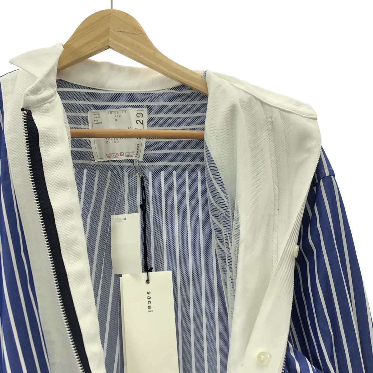 sacai / サカイ | Suiting × Cotton Poplin ストライプ