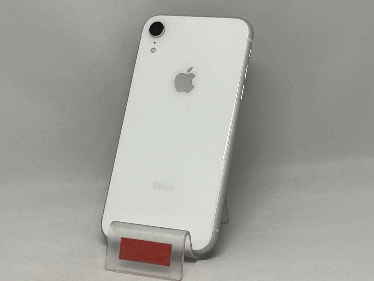 本体】iPhone XR 128GB ホワイト SIMキャリアau 傷あり 本体】iPhone