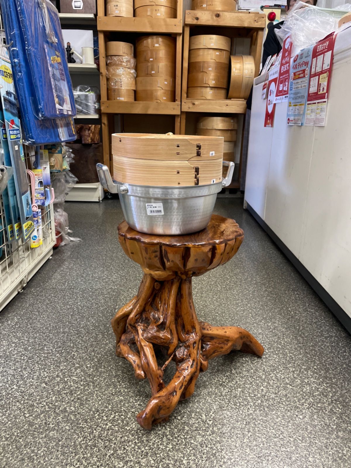 桐の蒸籠&専用鍋セット 24センチ せいろ 鍋付き 24cm IH対応 2段セット