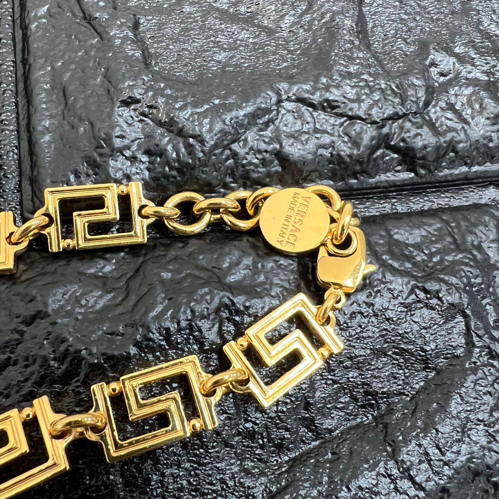 美品】VERSACE メデューサ ロゴ ブレスレット グレカ