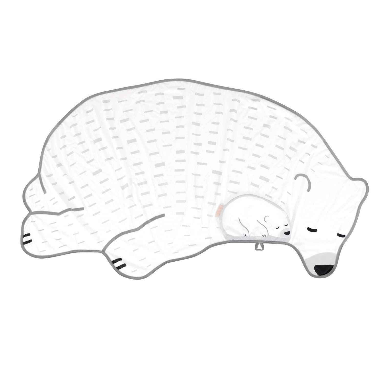 数量限定】ブランケット 接触冷感 (しろくま) COOL-ANB3 くじら