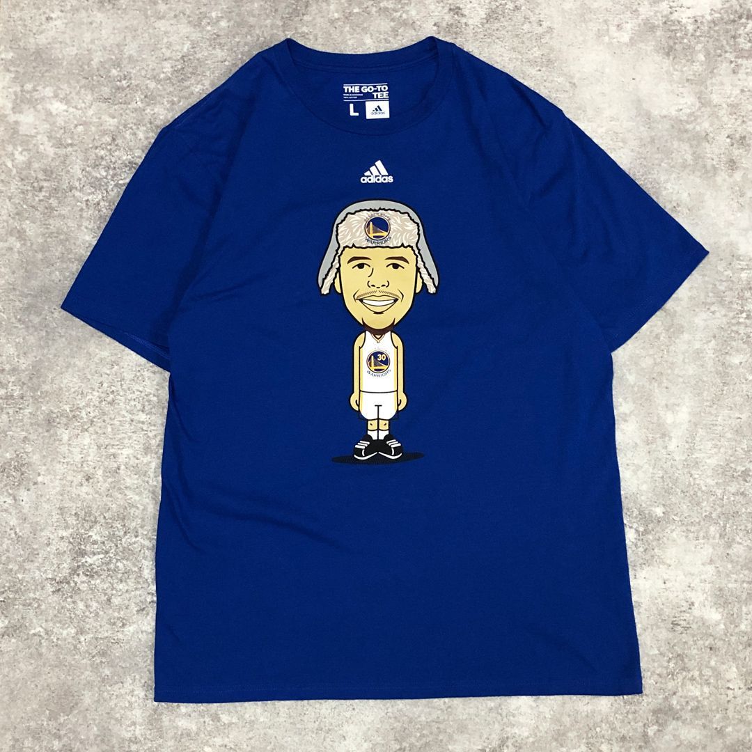 NBA ステフィン・カリー ウォリアーズ イラストプリント Tシャツ