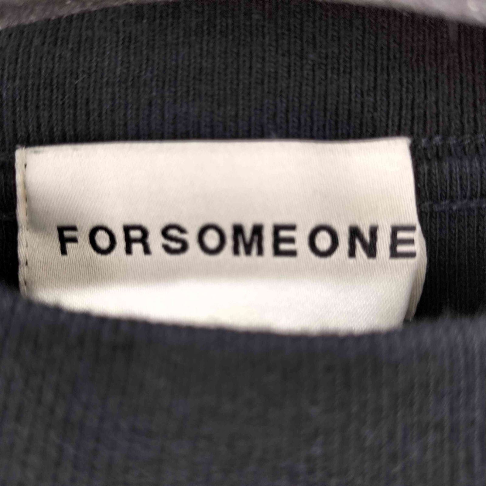 フォーサムワン FORSOMEONE オーバーサイズ レイヤードロングスリーブT 