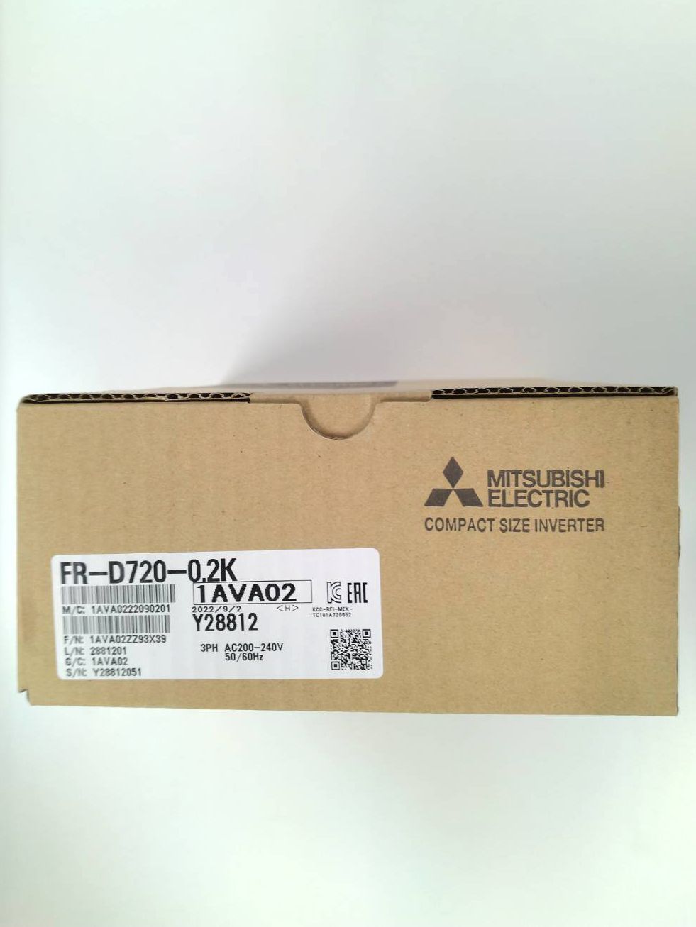 三菱インバーター　FR-E720-7.5K 新品未使用未開封　正規代理店購入