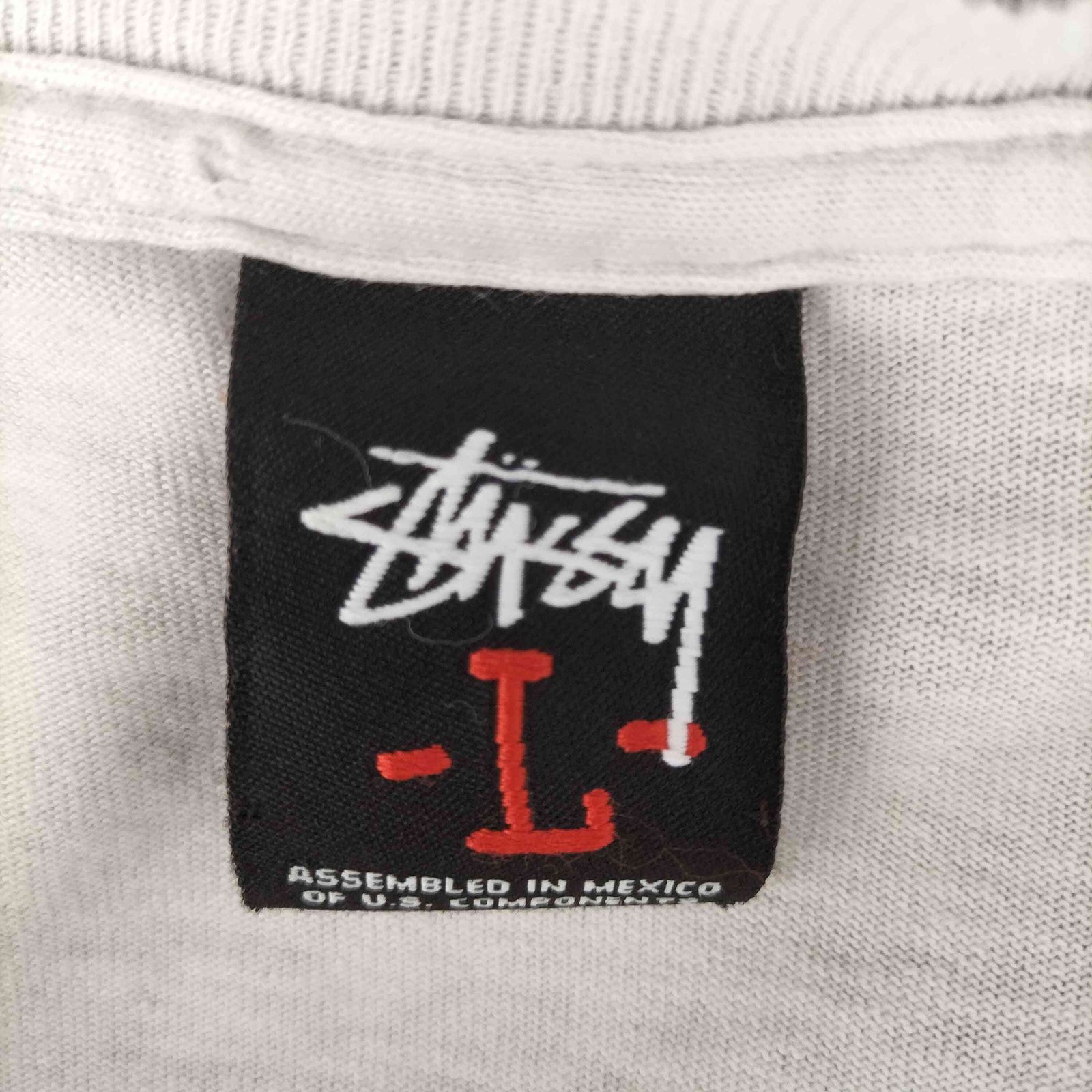 STUSSY ステューシー tシャツ L相当 両面プリント ショーンロゴ■ STUSSY ステューシー tシャツ L相当 両面プリント ショーンロゴ