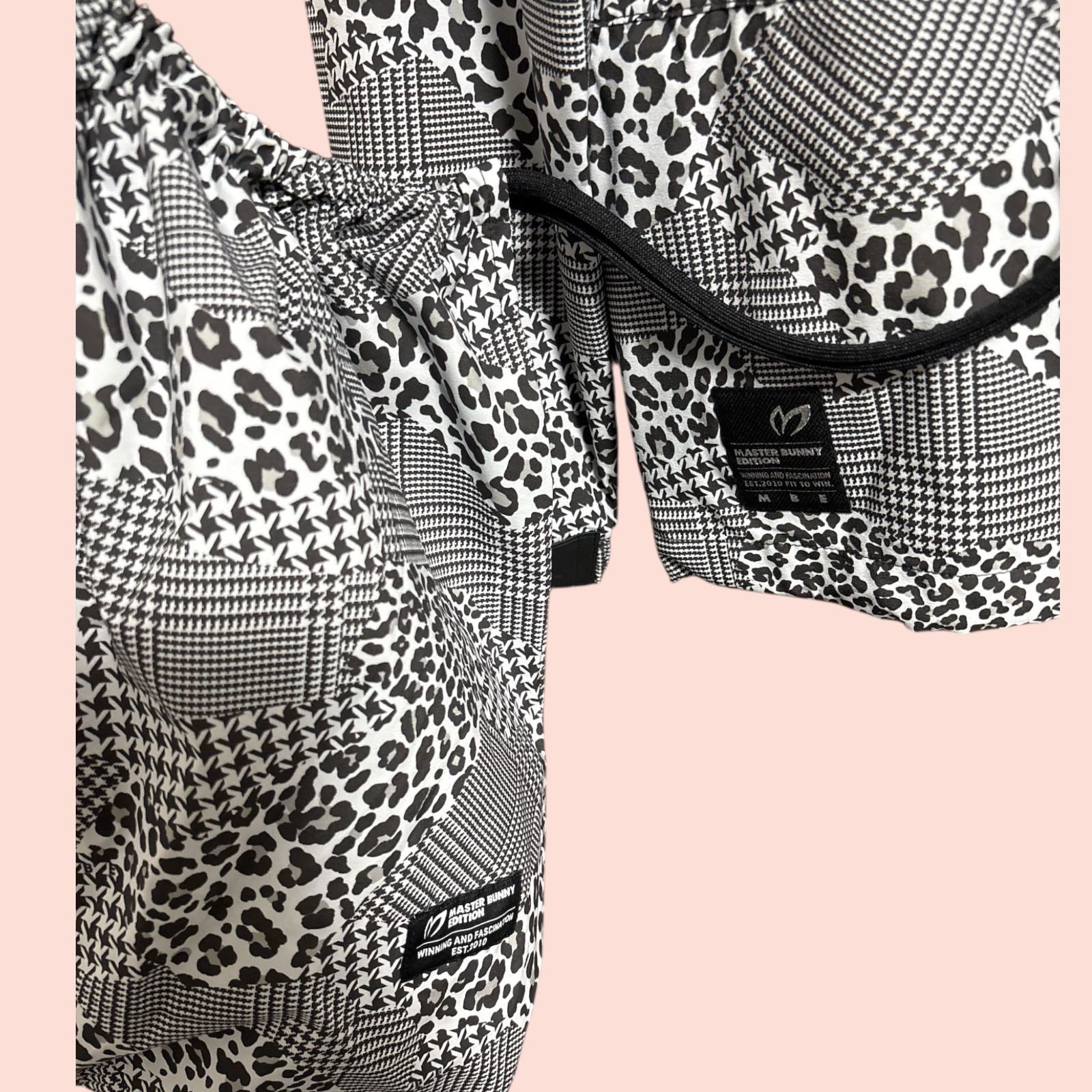 レディース新品！高級マスターバニーエディションレオパード柄レインウェア0 S レディース新品！高級マスターバニーエディションレオパード柄