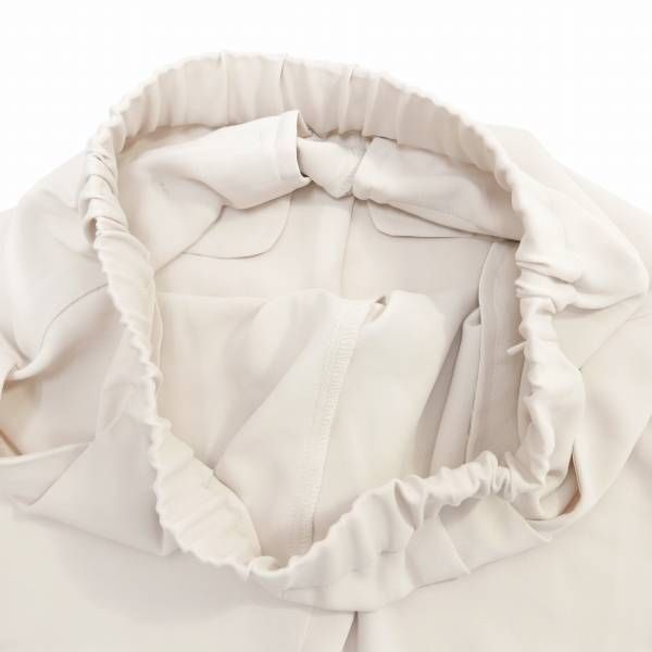 Sabena サベナ ポリエステル タックギャザー テーパードパンツ BEIGE