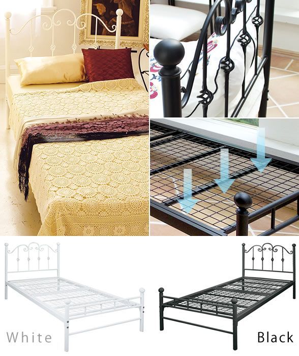 姫系ベッド Brigitte ブリジット シングル 本体のみ