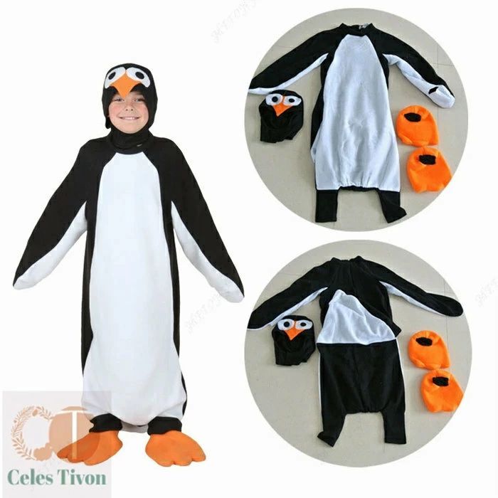 大人用 ハロウィン 衣装 大人 レディース メンズ ペンギン 動物 アニマル 全身 ハロウィン コスプレ ハロウィン コスチューム 着ぐるみ WWW_TRAVELLANDINDIA_COM