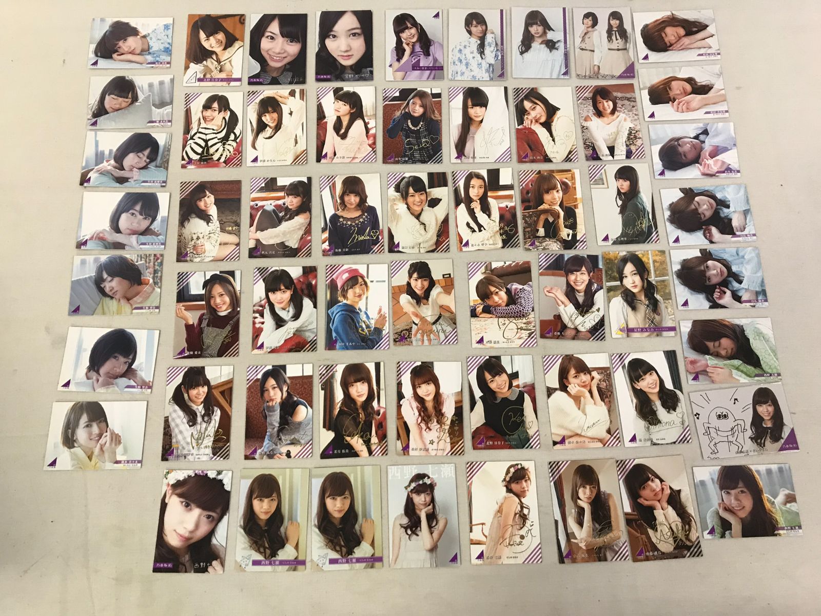 乃木坂46 サインカード トレカ 西野七瀬 多め 計57枚 - メルカリ