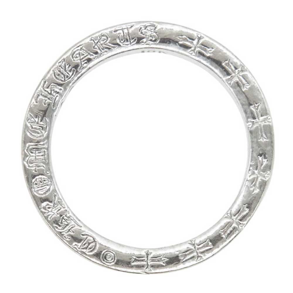 CHROME HEARTS クロムハーツ 原本有 18KWG NTFL RING ホワイトゴールド NTFL リング シルバー系 12.5号