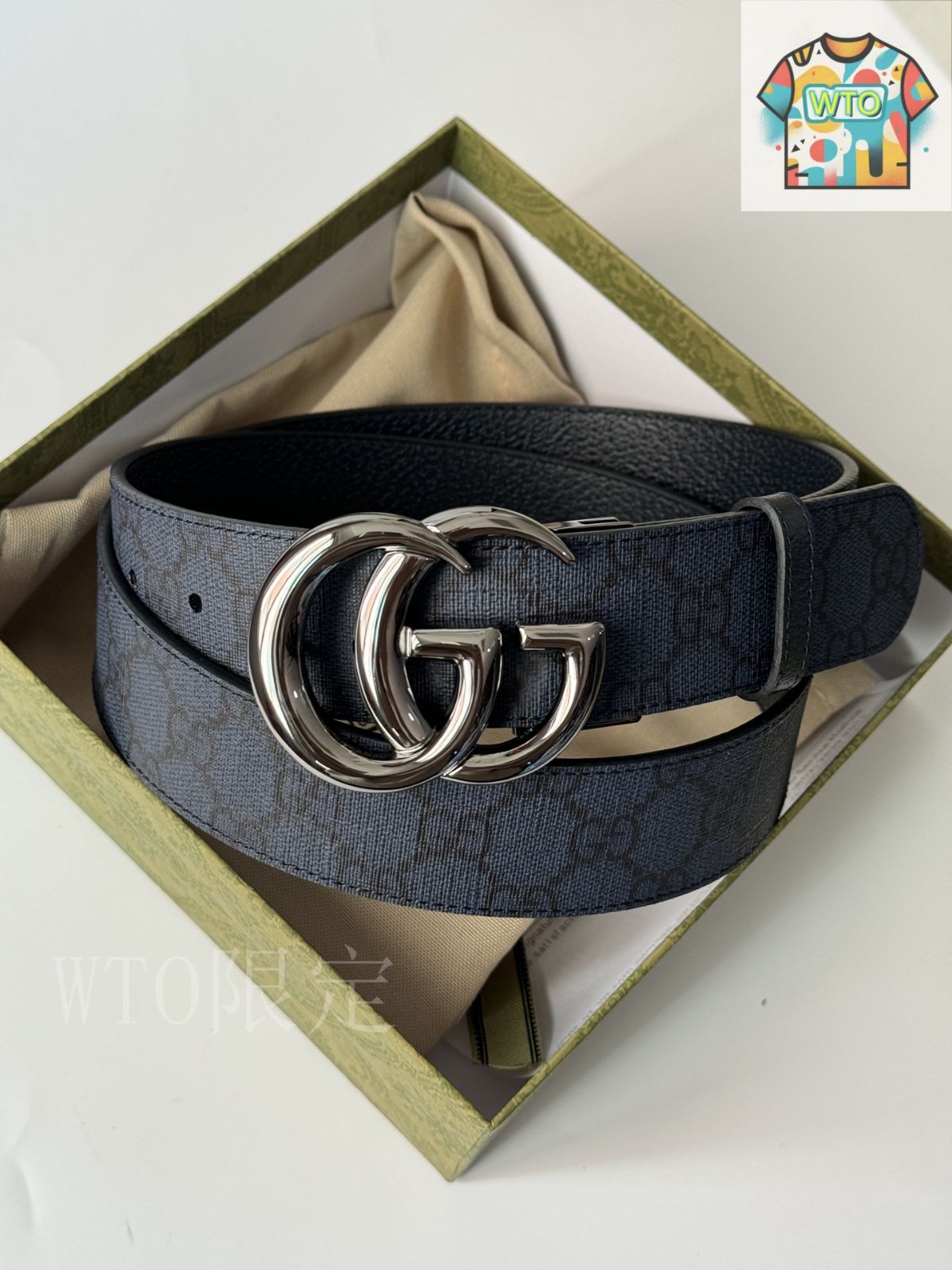 【値下げ】GUCCI ベルト 今日WTO】Gucci グッチ ダブル G レトロ回転バックル ベルト