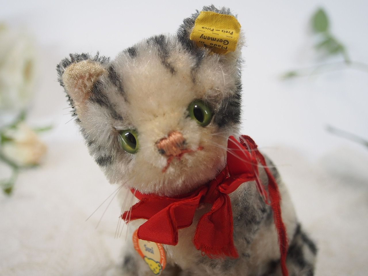 ドイツの】 Steiff シュタイフ ネコ 「Cat Tabby」10cmの通販 by