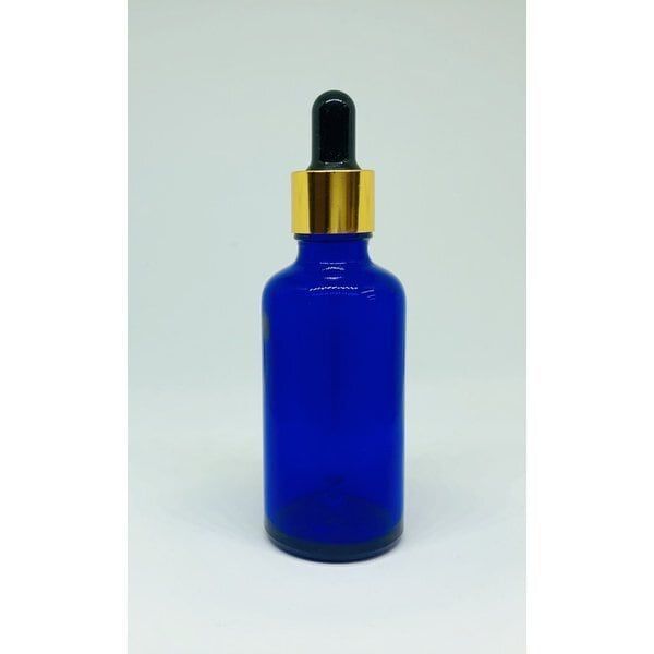 【スポイト ボトルグラス】50ml 青色 ブルー 遮光 ガラス製 黒色 ブラック スポイト 化粧水 エッセンシャルオイル 美容液 アロマ 詰替え用 詰替
