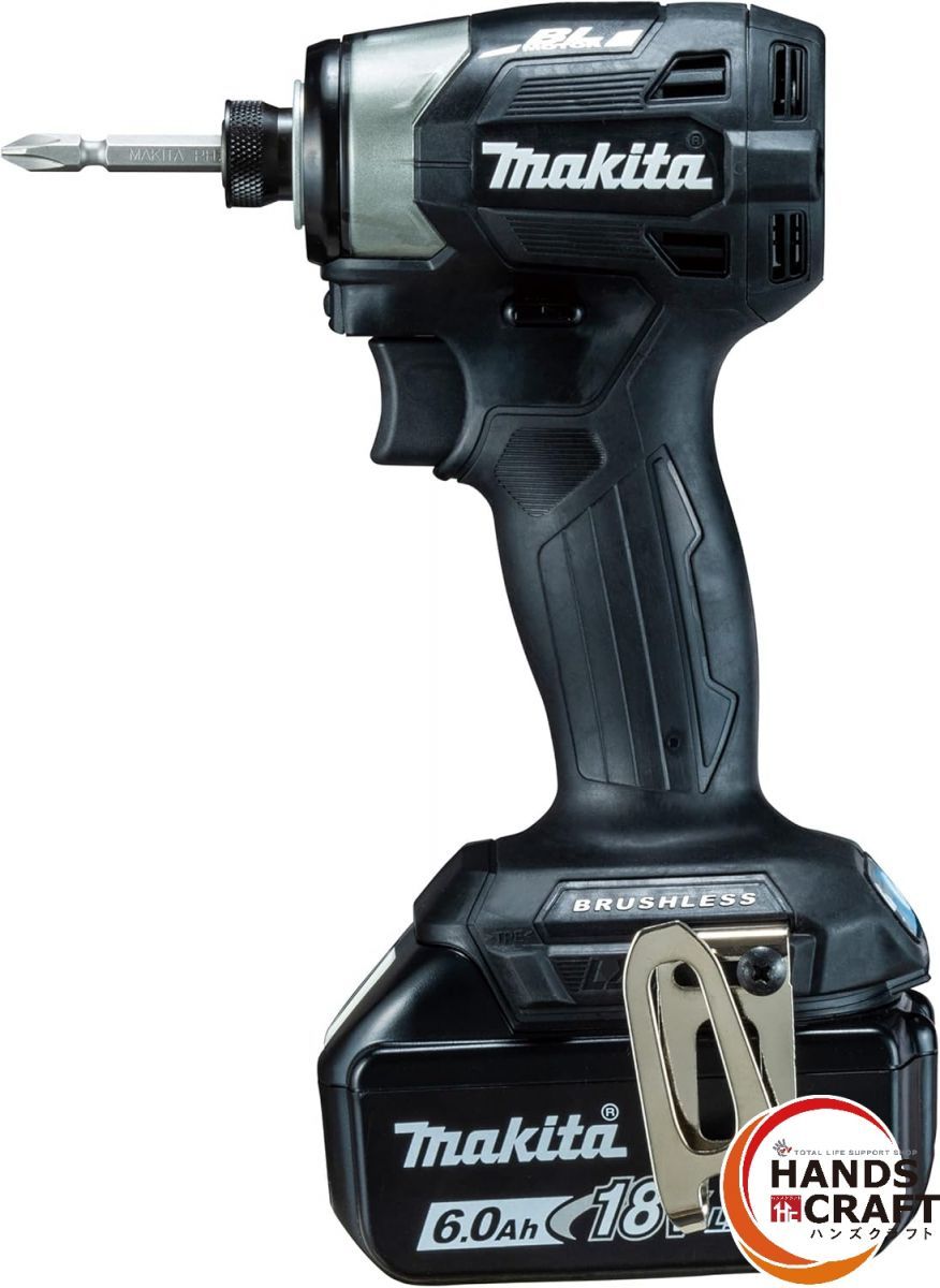 送料無料 マキタ makita 充電式インパクトドライバ TD173DRGXB ブラック 18V6.0Ah×2 充電器 ケース付 ♥ 純正品
