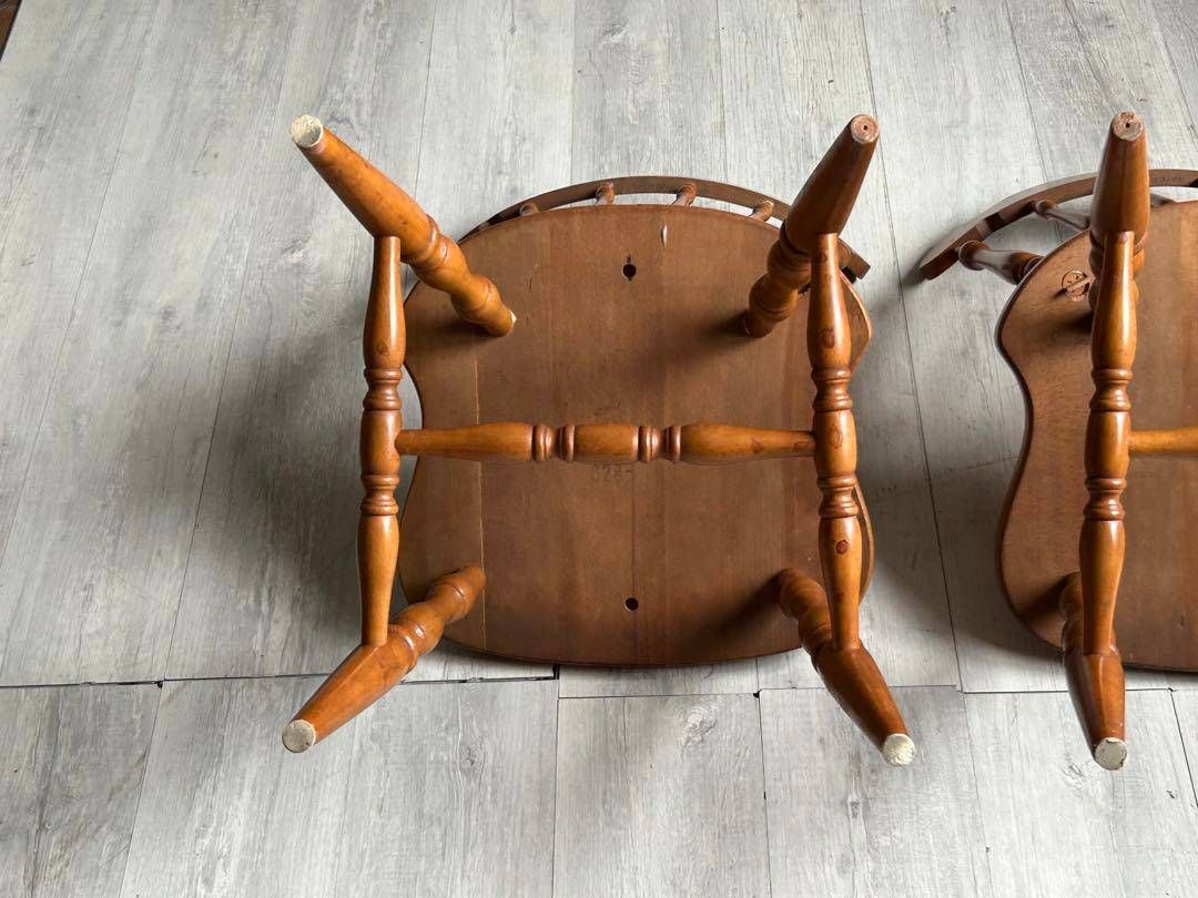 ①飛騨産業キツツキマークウィンザーチェアスポークチェア