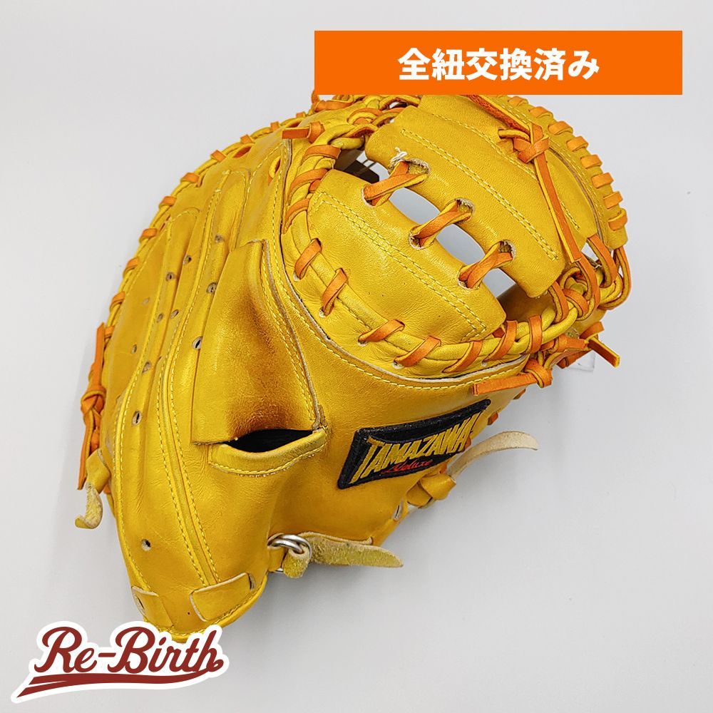 クリーニング済み 玉澤 軟式用 キャッチャーミット 型付け済み tamazawa グラブ WE1317