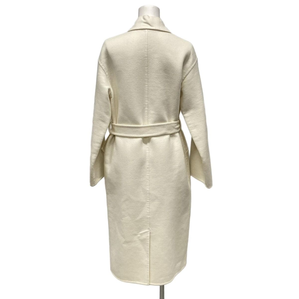 HERMES エルメス コート サイズ32 XS レディース - 2H0128DA 27-7102 アイボリー 長袖 ダブルフェイス 冬 カシミヤ