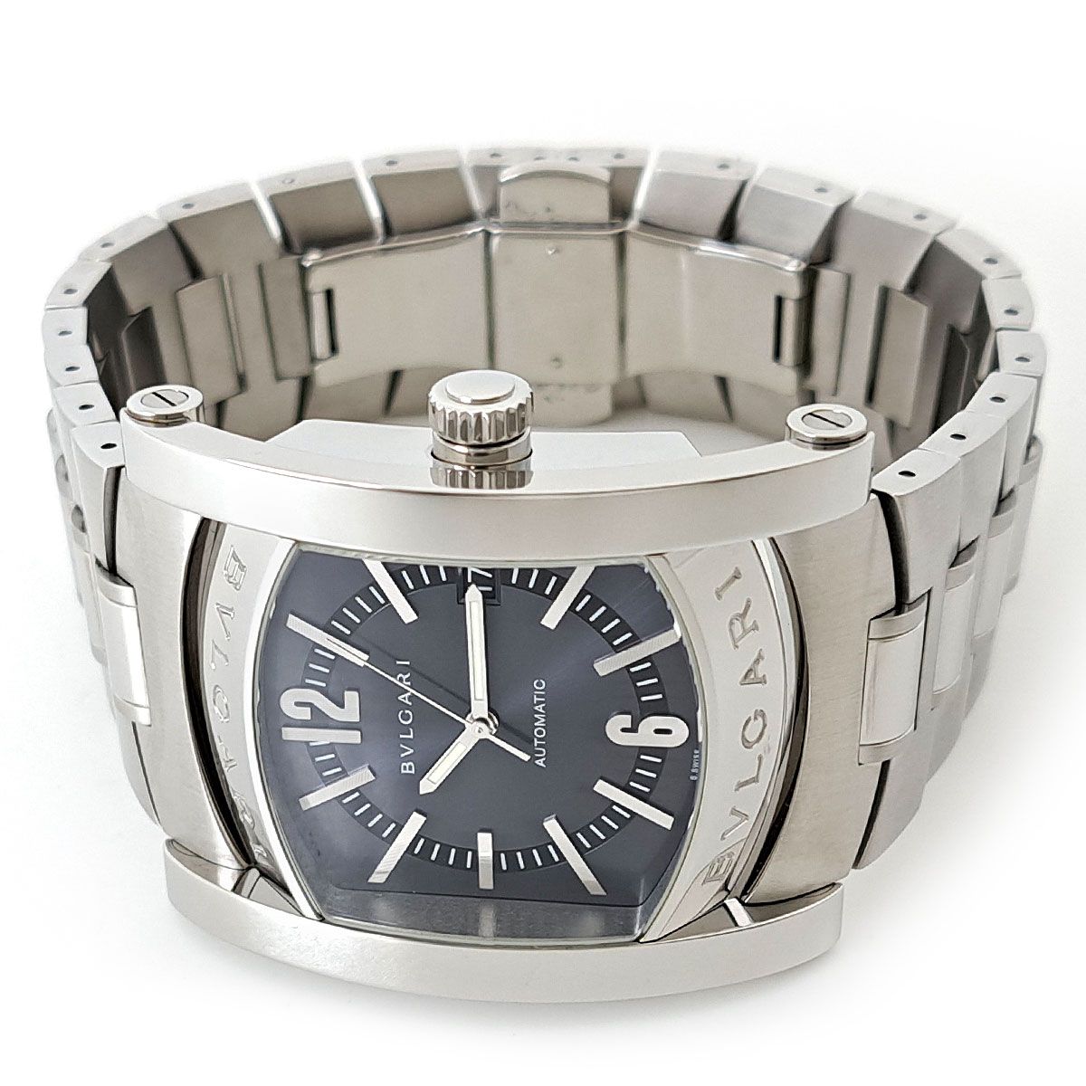 ブルガリ アショーマ デイト AA48S 自動巻き ステンレススティール  