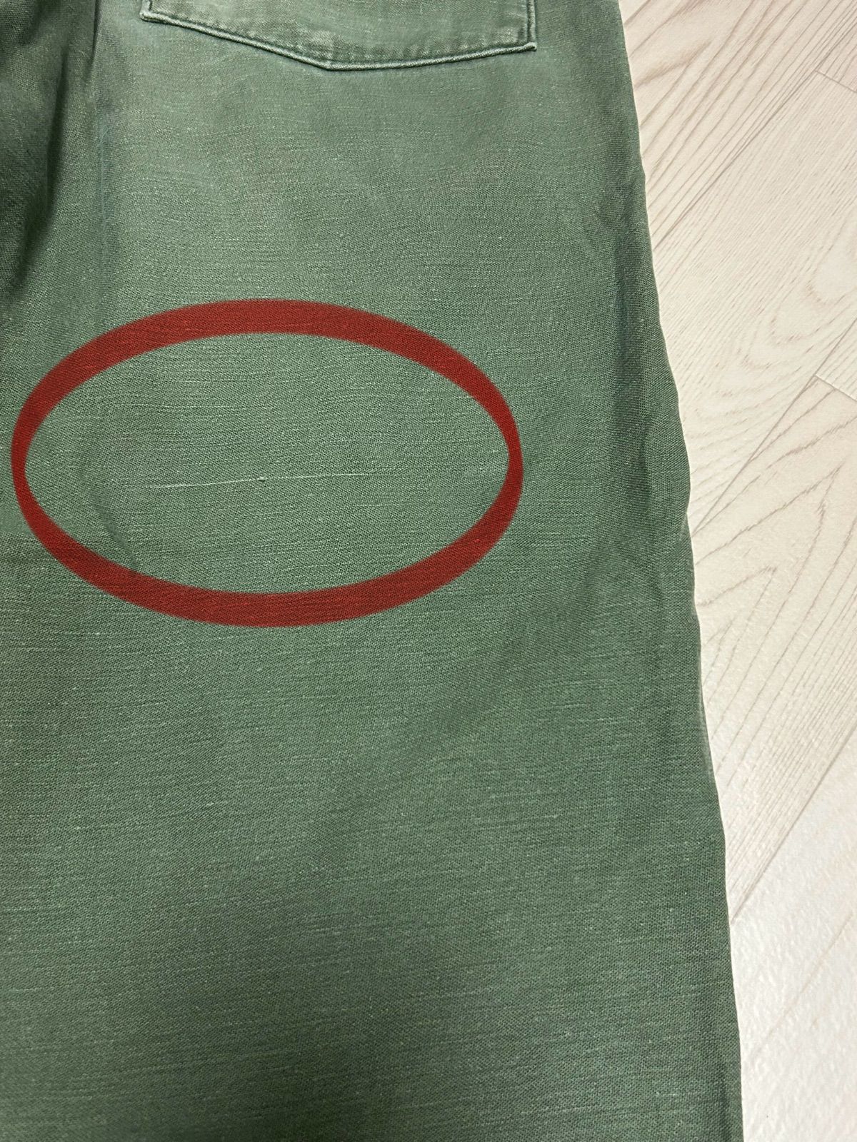 70s ベイカーパンツ コットン100 ダブルステッチ ボタンフライ 値下げ❌