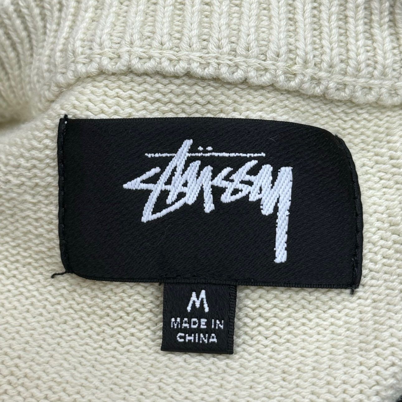 STUSSY 23SS Care Label Sweater ケアラベルセーター ニット