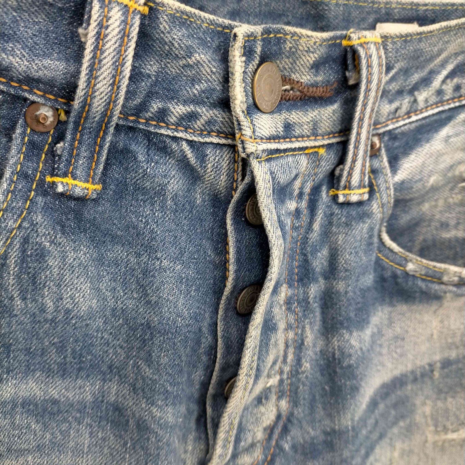 リーバイス Levis MADE IN JAPAN 501T ボタンフライダメージパッチ