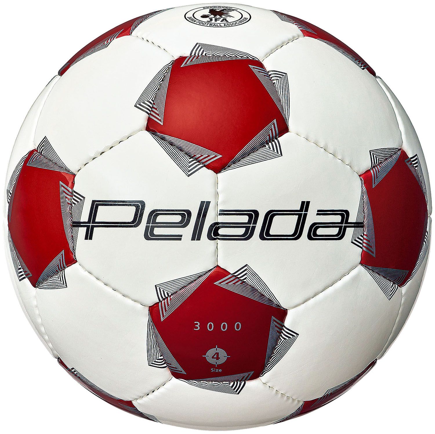 モルテン molten サッカー ペレーダ 3000 4号 白赤 ホワイト レッド 4 