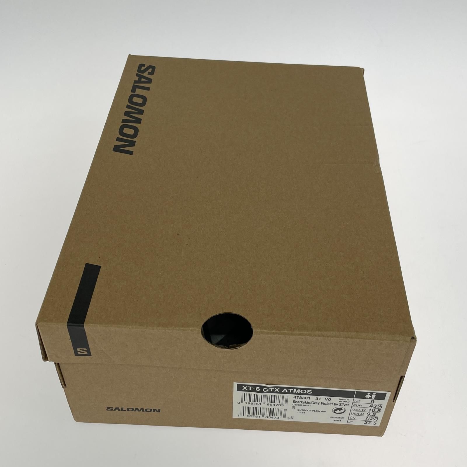 SALOMON xt-6 gtx atmos スニーカー 27.5 グレー - メルカリ